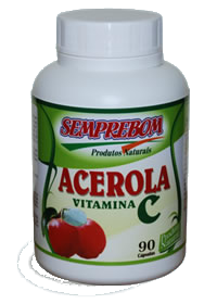 Acerola vitamina C  - 90 cápsulas